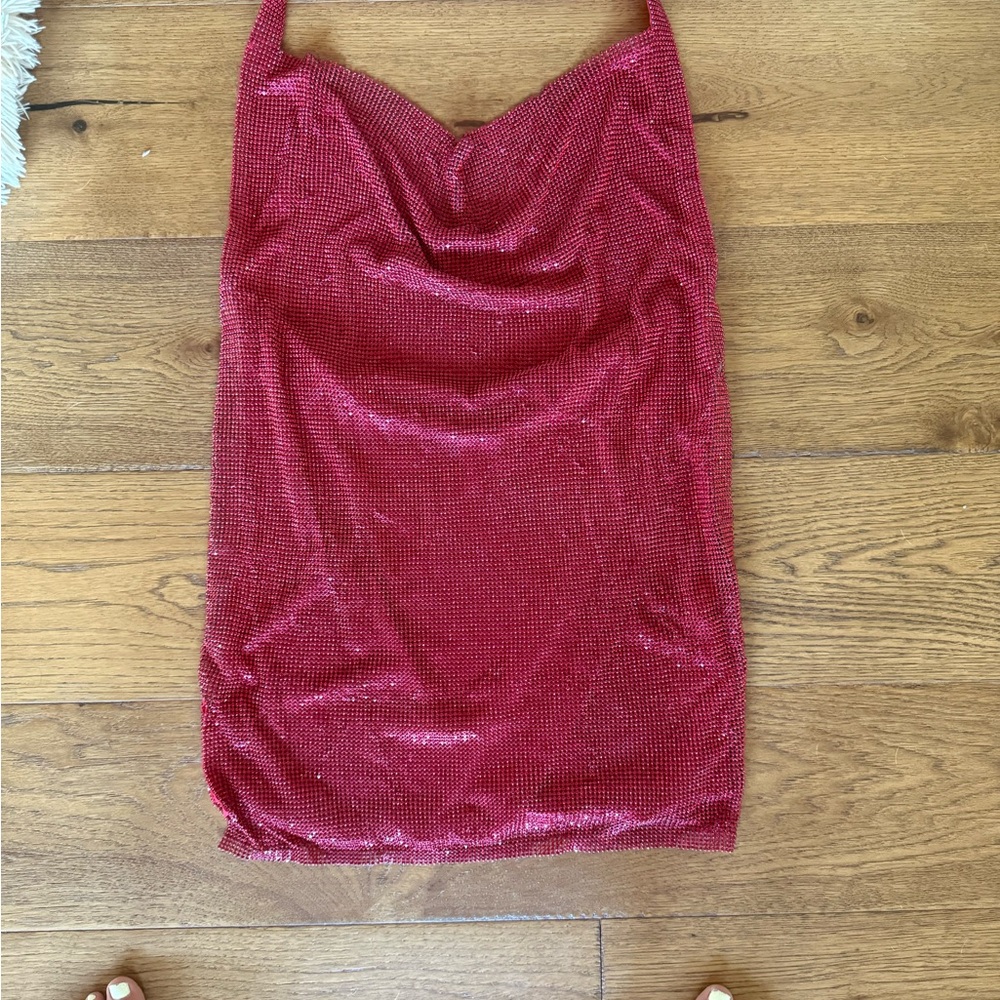 Meshki Red Mini Dress